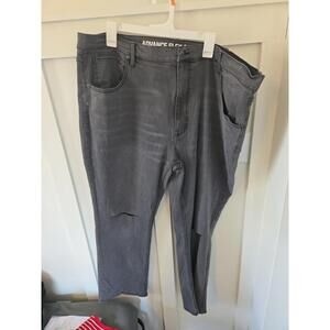 Old Navy Men's Distressed Slim Straight Gray Jeans Size 44×29